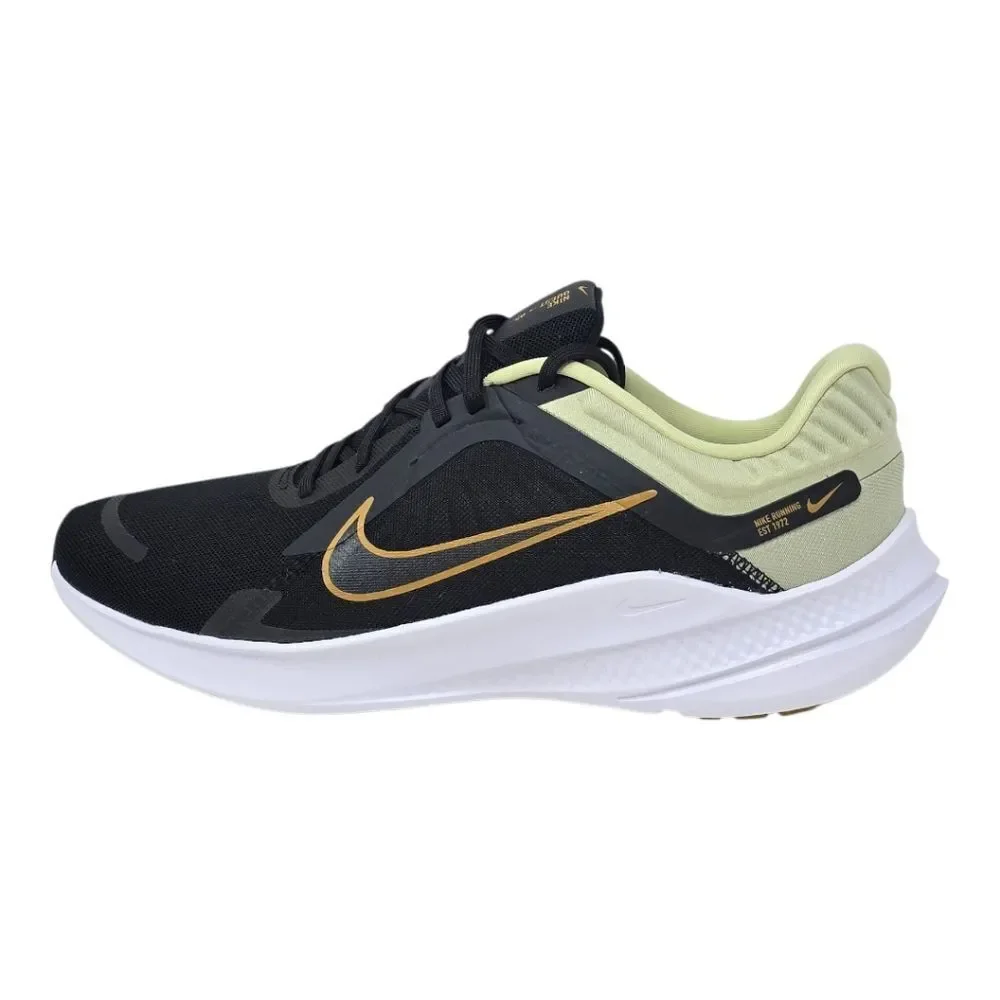 Nike Mens Quest 5 Black Olive Bronzine Sneakers Running Shoes DD0204 301